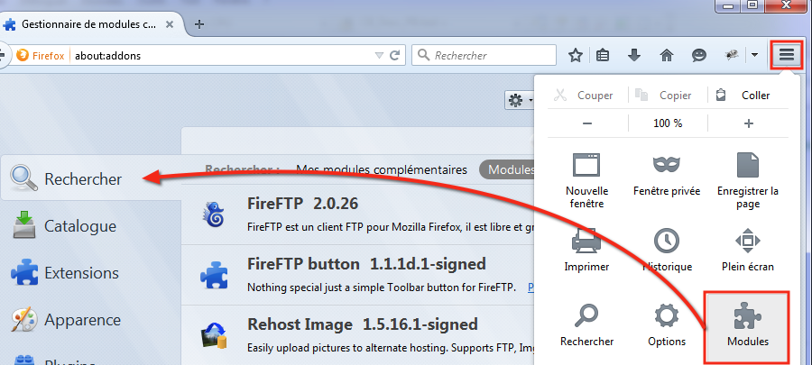 FireFTP-Module Firefox